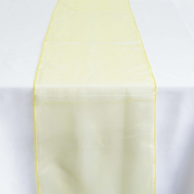 Organza Table Runner Gold