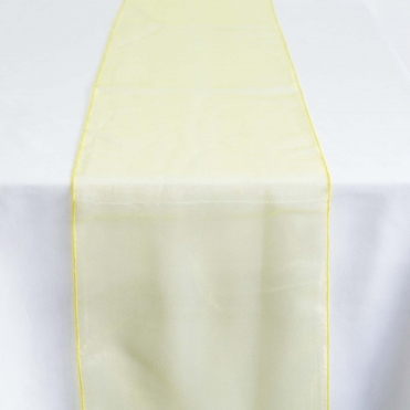 Organza Table Runner Gold
