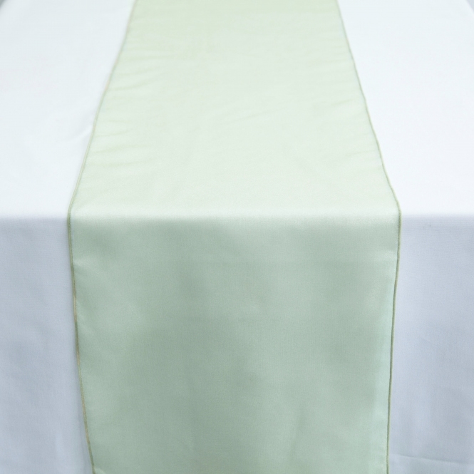 Organza Table Runner Grass Green