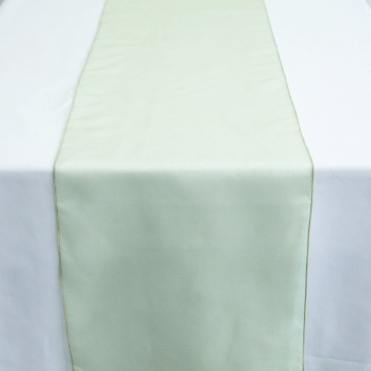 Organza Table Runner Grass Green