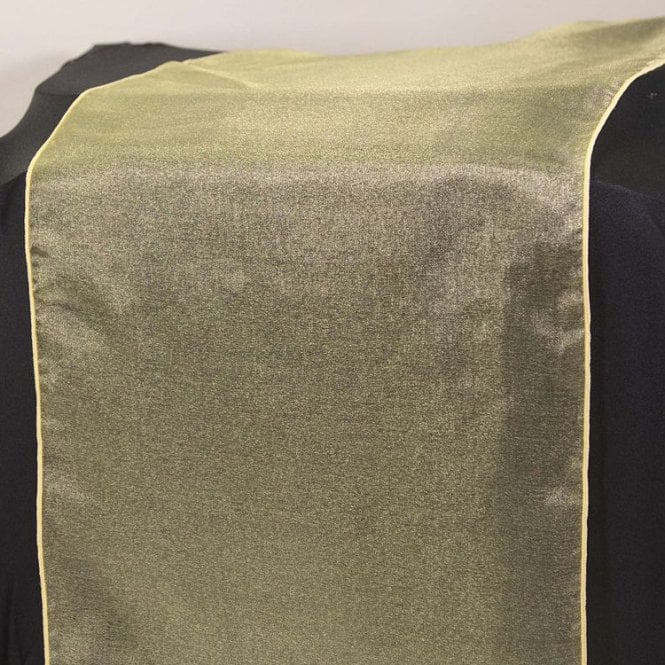 Organza Table Runner Light Gold
