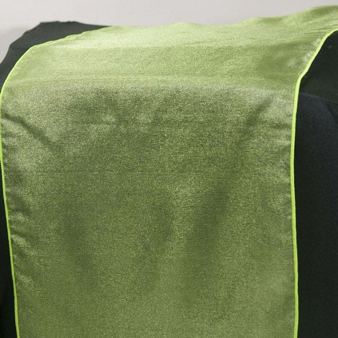 Organza Table Runner Lime