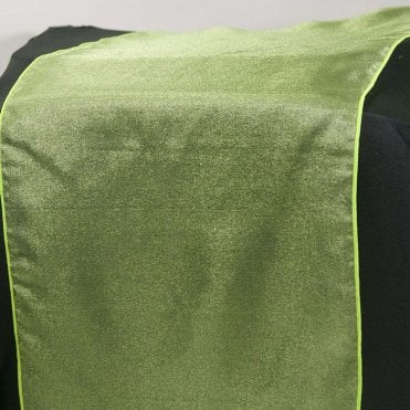 Organza Table Runner Lime