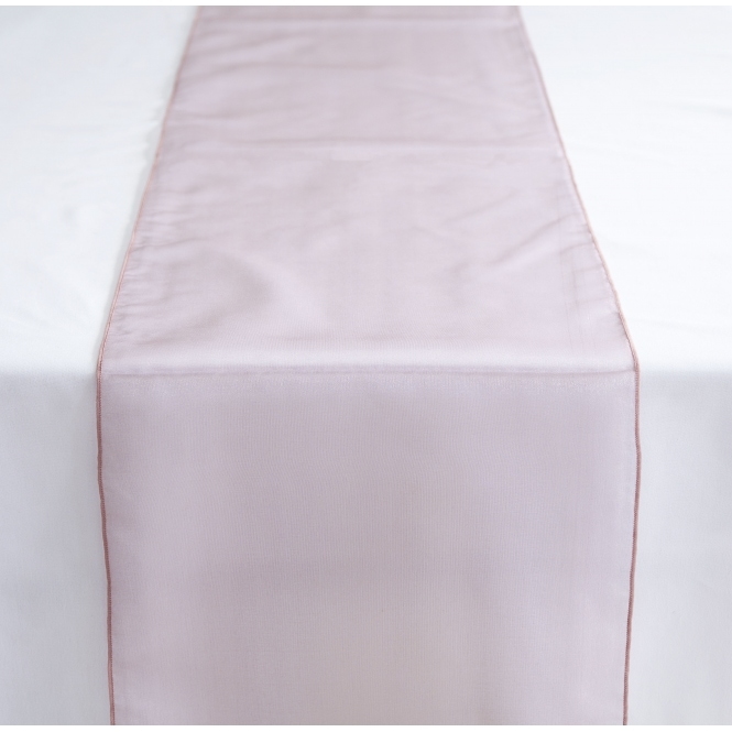 Organza Table Runner Mauve