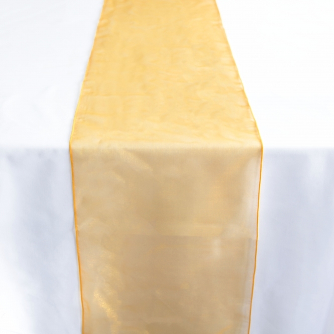 Organza Table Runner Orange
