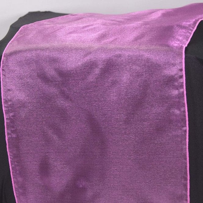 Organza Table Runner Raspberry