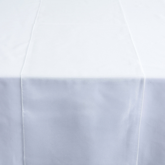 Organza Table Runner White