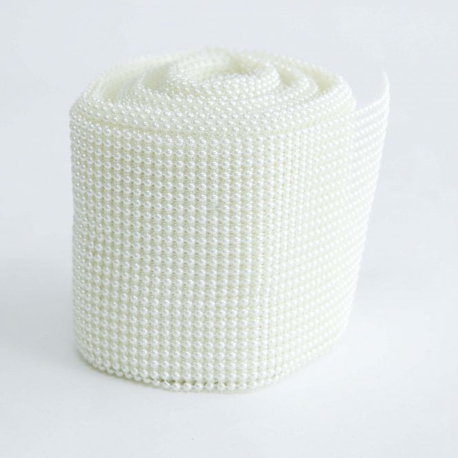 Pearl Mesh Roll Ivory 24 Line