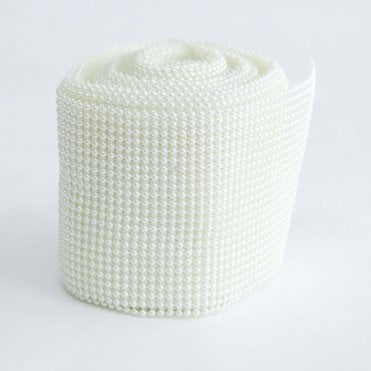 Pearl Mesh Roll Ivory 24 Line