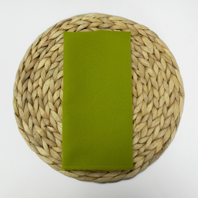 Polyester Olive Hemmed Napkin