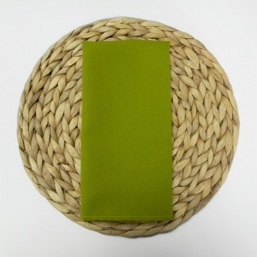 Polyester Olive Hemmed Napkin