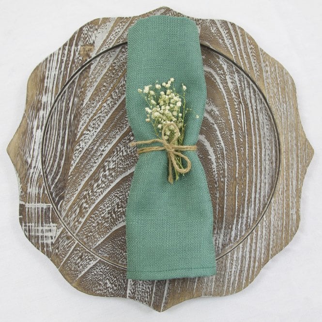 Premium Linen Napkins Teal