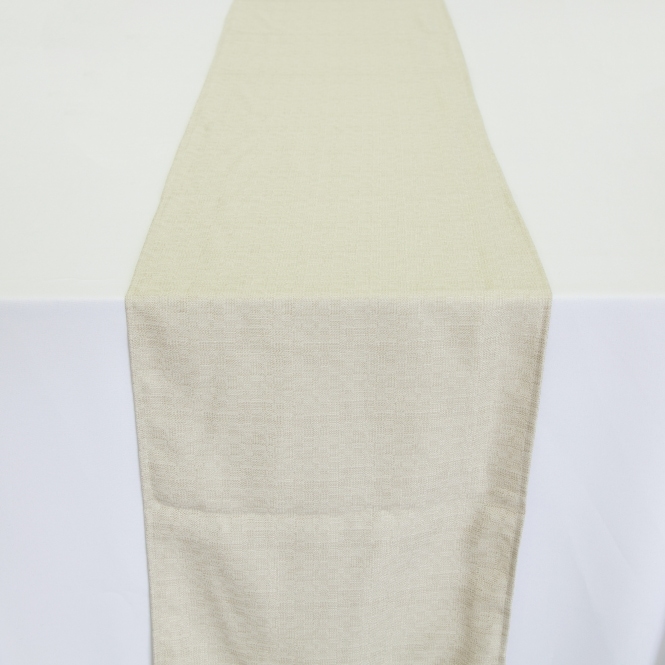 Premium Linen Table Runner Wheat