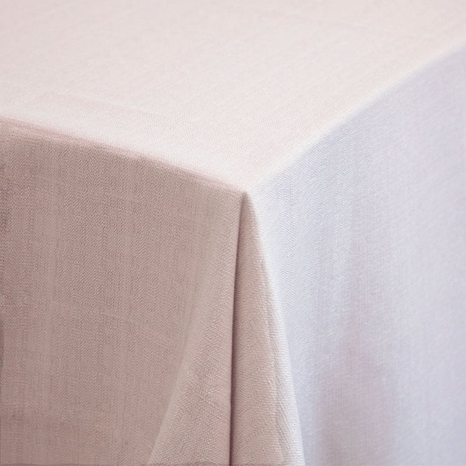 Premium Linen Tablecloth 70 X 144 Blush Pink