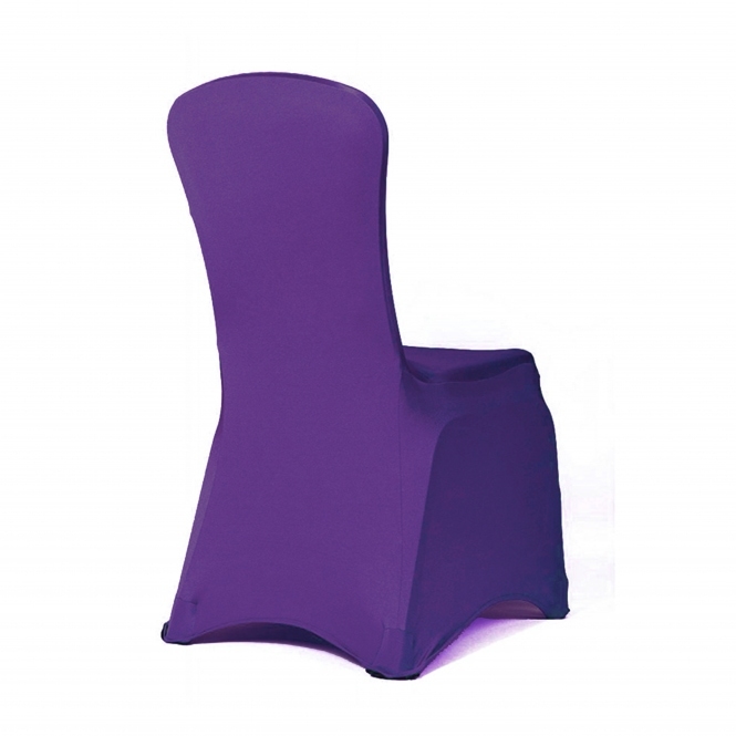 Premium Spandex Lycra Chair Cover Purple