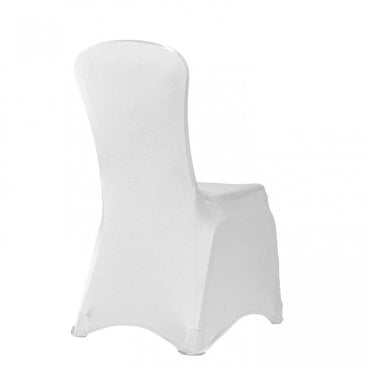 Premium Spandex Lycra Chair Cover White