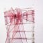 Organza Sash Blue/Red 20 X 275