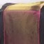 Organza Table Runner Burgundy/Gold