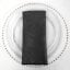 Damask Napkins Black
