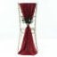 Cheesecloth Chair Drapes Garnet