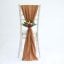 Cheesecloth Chair Drapes Terracotta