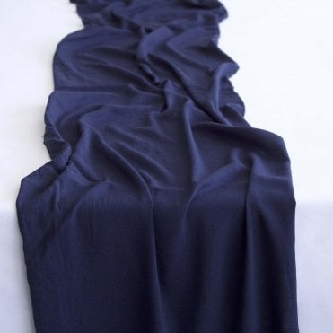 Rayon Slub Table Runner Navy