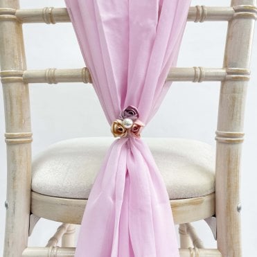 Rose Pin Button Hole Pearl Pin 6 Pack