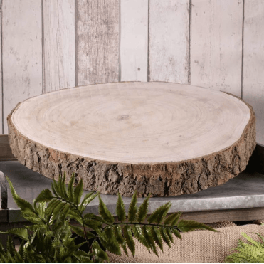 Rustic Wood Slice 29cm - 33cm