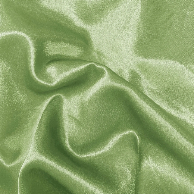 Satin Fabric Celery