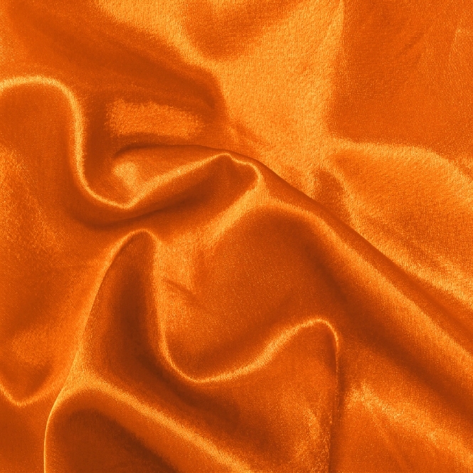 Satin Fabric Neon Orange