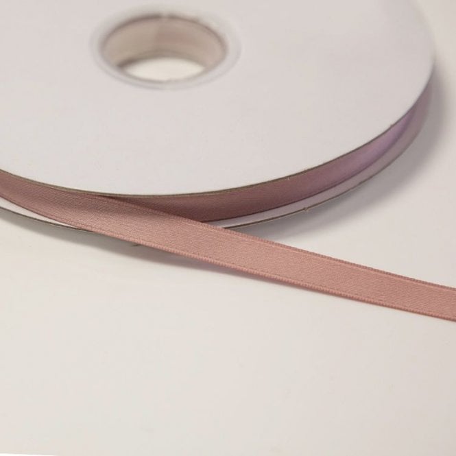 Satin Grosgrain Ribbon Rose Gold 10mm X 50yd