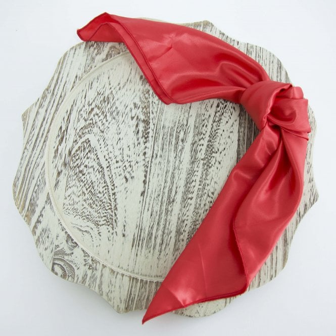 Satin Napkin Red