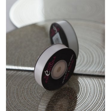 Satin Ribbon 10 x 20 Light Silver