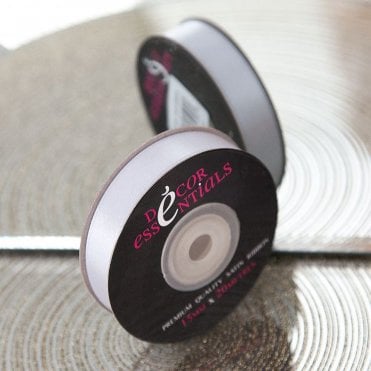 Satin Ribbon 10 x 20 White