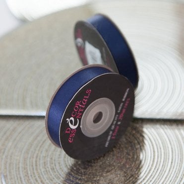 Satin Ribbon 15 x 20 Navy Blue