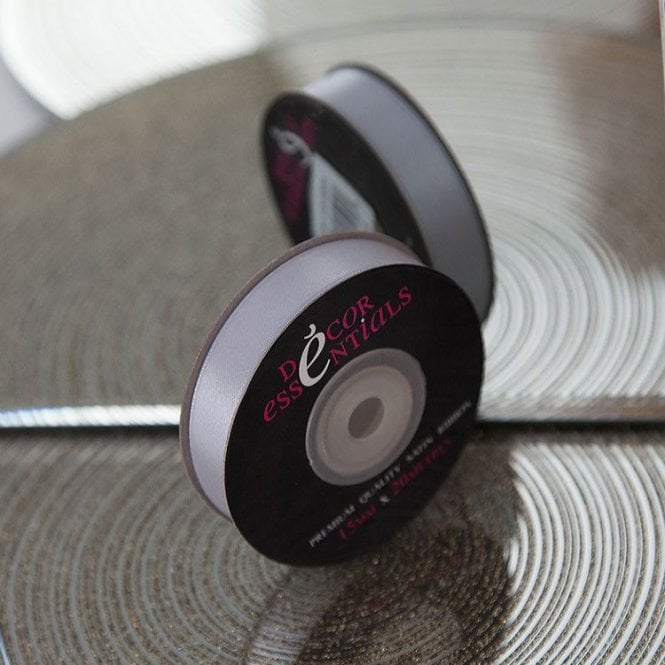 Satin Ribbon 15 x 20 Silver