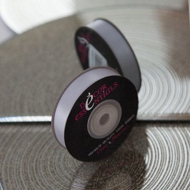 Satin Ribbon 15 x 20 Silver