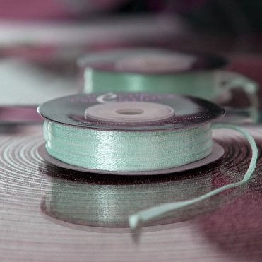 Satin Ribbon 3 x 50 Light Blue