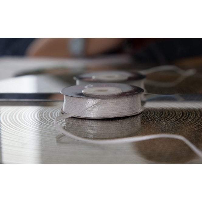 Satin Ribbon 3 x 50 Light Silver