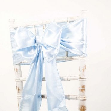 Satin Sash Light Blue