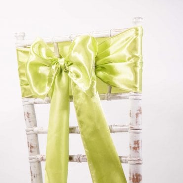 Satin Sash Olive
