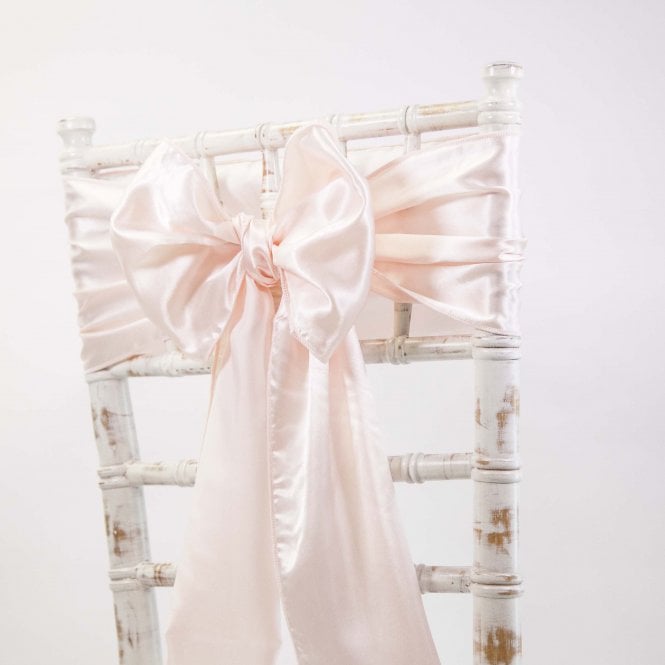 Satin Sash Peach