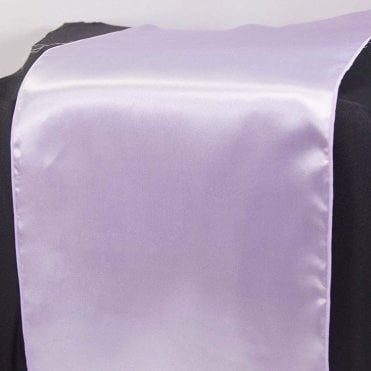 Satin Table Runner Lilac