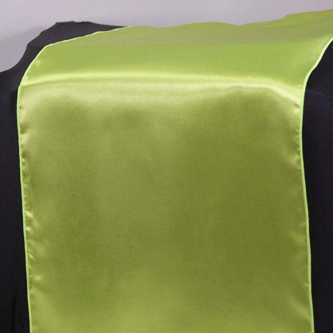 Satin Table Runner Olive