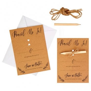 Save The Date Cards 10 Pack Hearts And Crafts