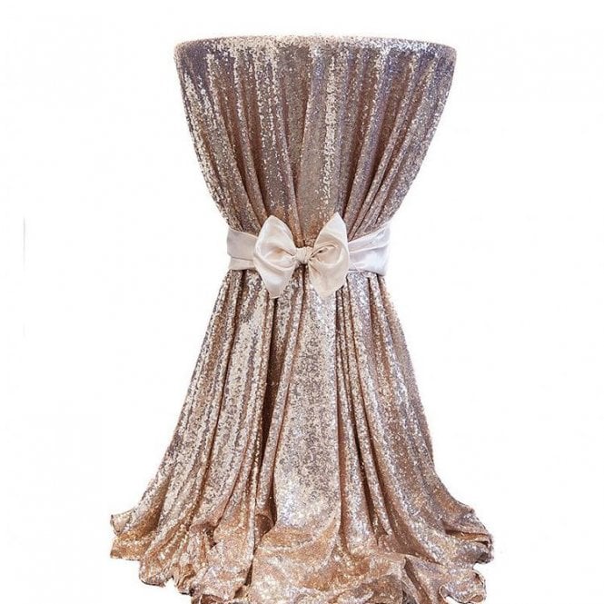 Sequin 132 Tablecloth Blush Pink