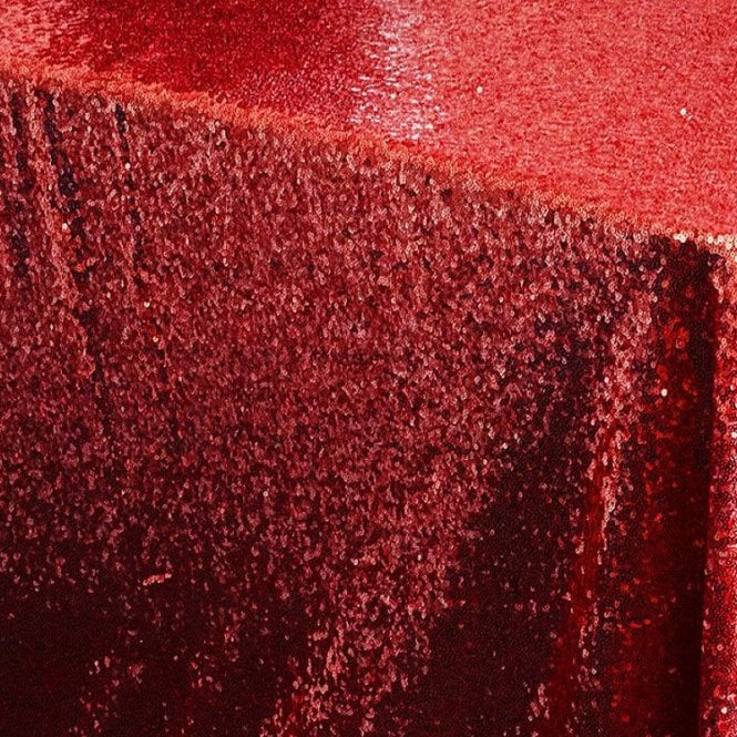 Sequin 70 X 144 Tablecloth Red