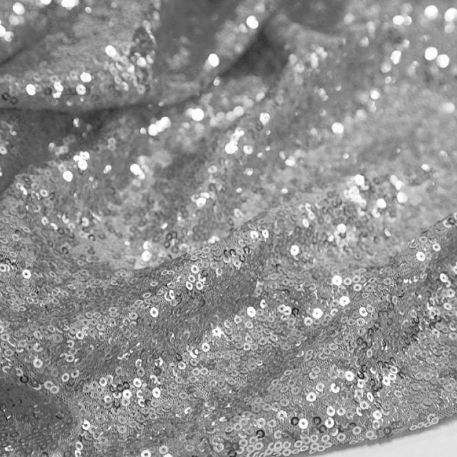 Sequin Roll 20m Silver