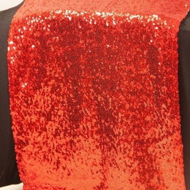 Sequin Runner Red