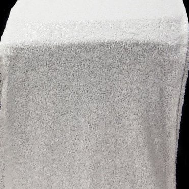 Sequin Runner White